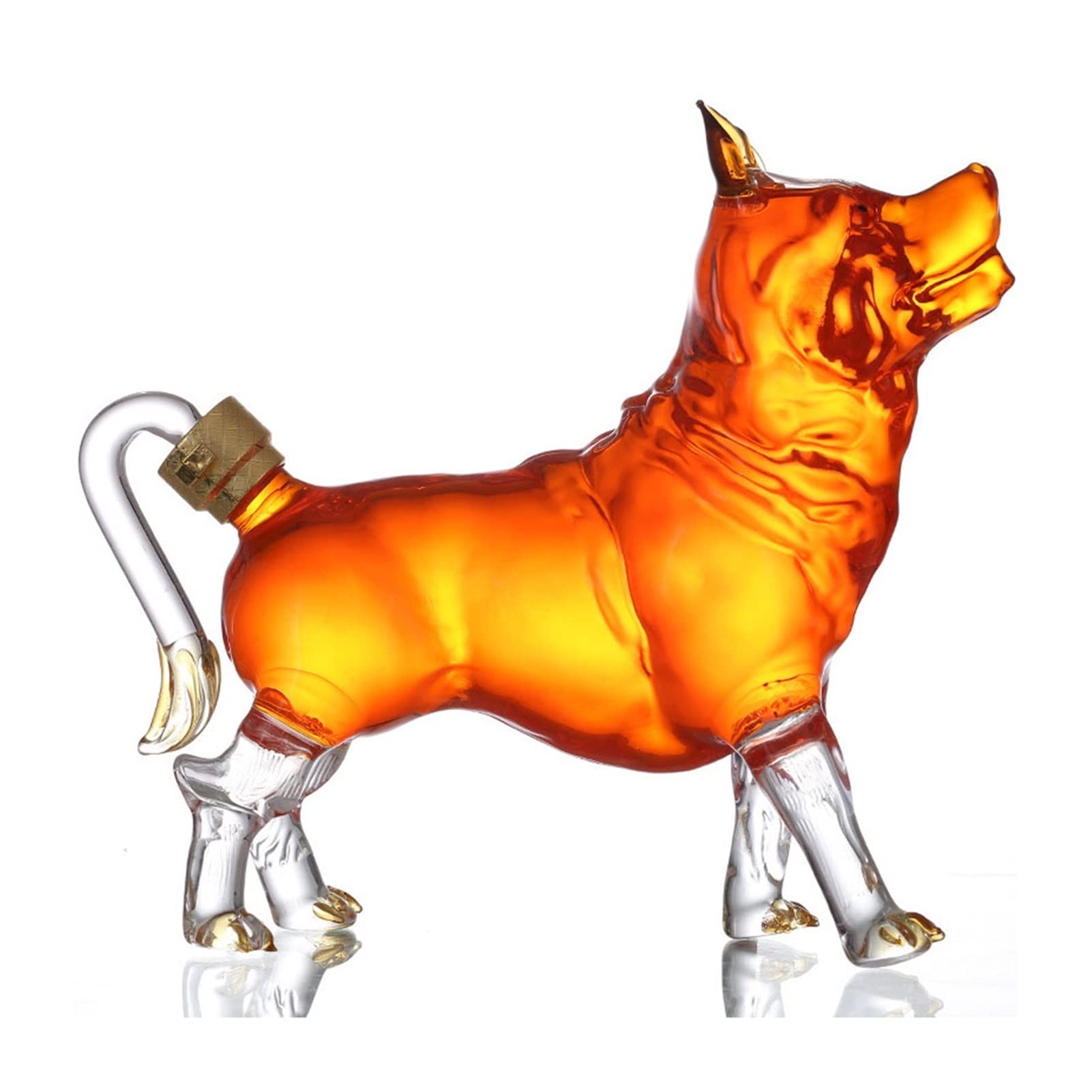 1000ml Crystal Glass Dog Whiskey Decanter - Elegant Liquor Decanter for Whiskey, Scotch, Rum & Tequila - Perfect Anniversary, Birthday & Housewarming Gift for Pet Lovers - Ideal for Home Bars, Parties & Special Occasions