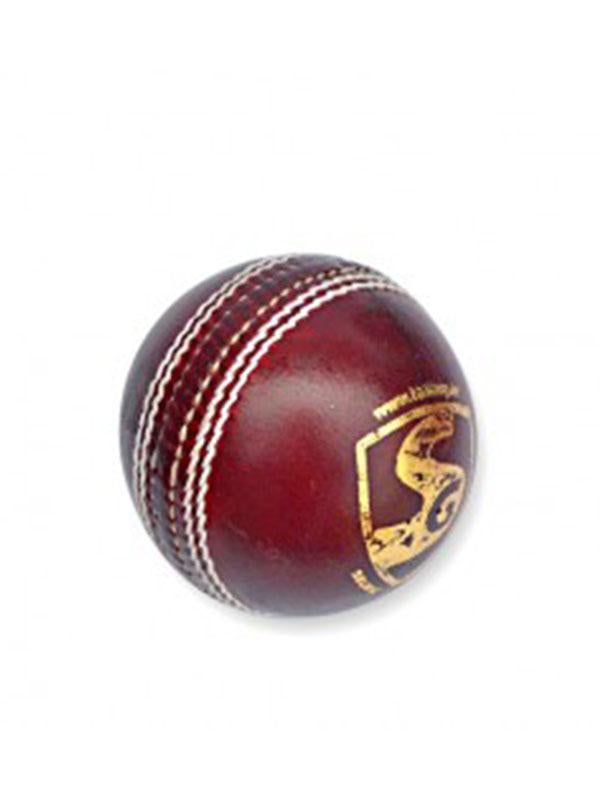 Premium SG Club Cricket Ball - Alum Tanned Leather for Professional Practice & Matches - Perfect for Cricket Training, Club Games & Outdoor Sports
