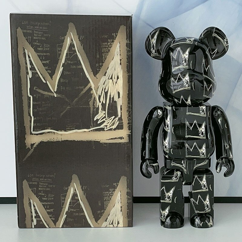 28cm Bearbrick Decor Figure - Unique & Stylish Collectible for Home, Office & Gifts | Pop Art Display & Anime Lover's Room Decor