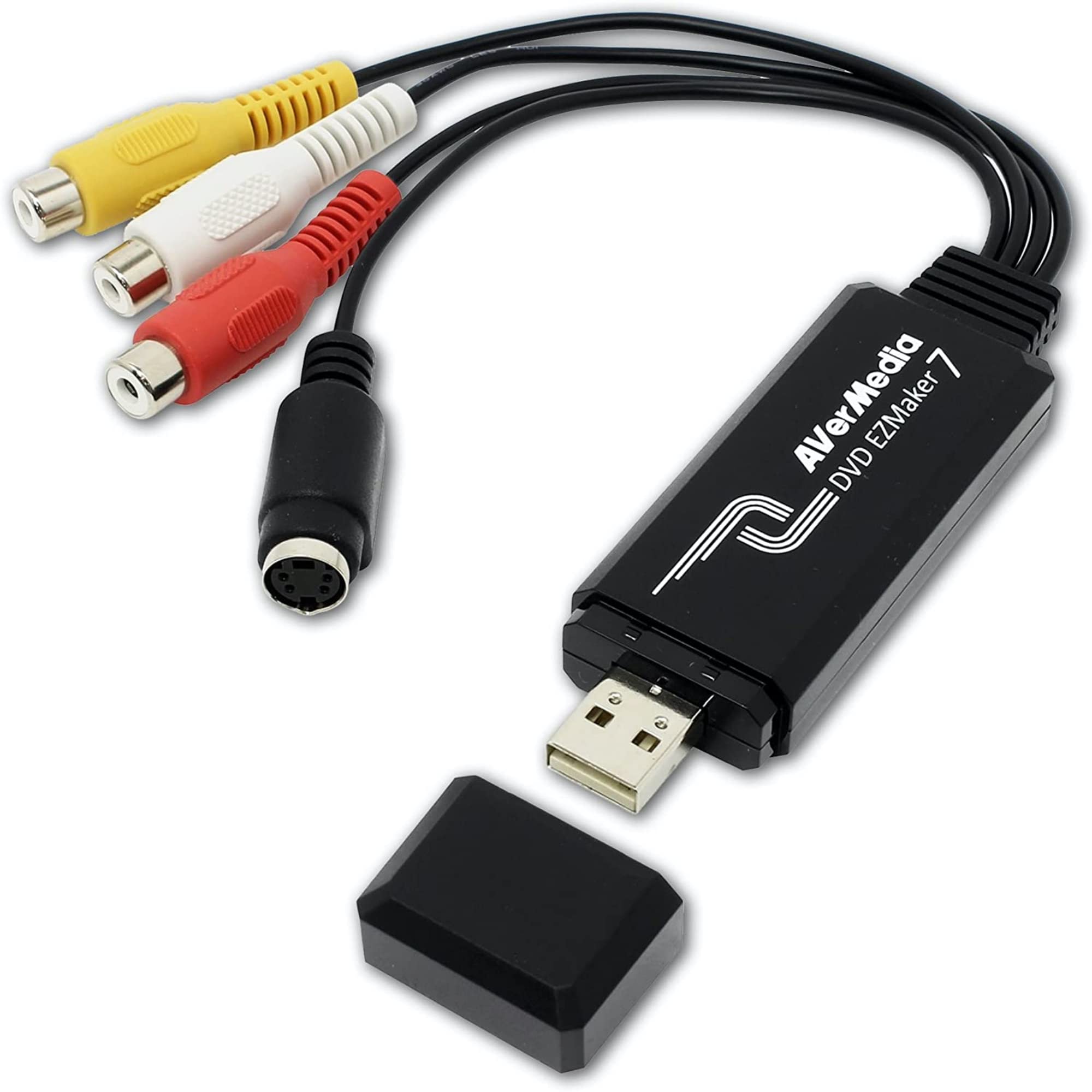 AVerMedia 61C039XX00BH Video Capture Card - HD 1080p USB 2.0 Game Recording Device for PC, Mac, PS4, Xbox, Nintendo Switch - Perfect for Live Streaming, Gaming & Video Editing