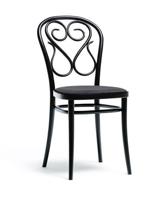 Ton August Thonet No. 4 Upholstered Bentwood Side Chair - Perfect for Dining Rooms, Kitchen Tables & Office Spaces