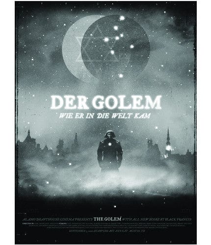 Der Golem The Silent Giants Vintage Movie Poster - Classic Horror Film Art for Home Theater, Office & Gothic Decor
