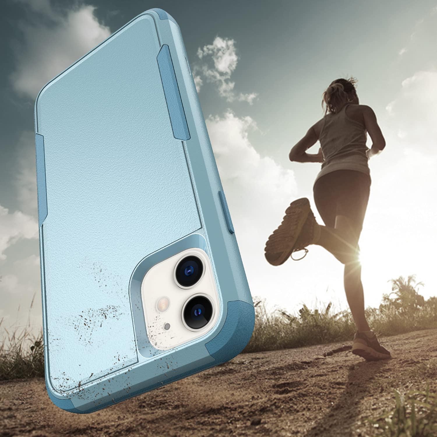 Shockproof Heavy Duty Protective Phone Case for iPhone 11 - Compatible with Apple iPhone 11 - Perfect for Outdoor Activities, Sports & Daily Use