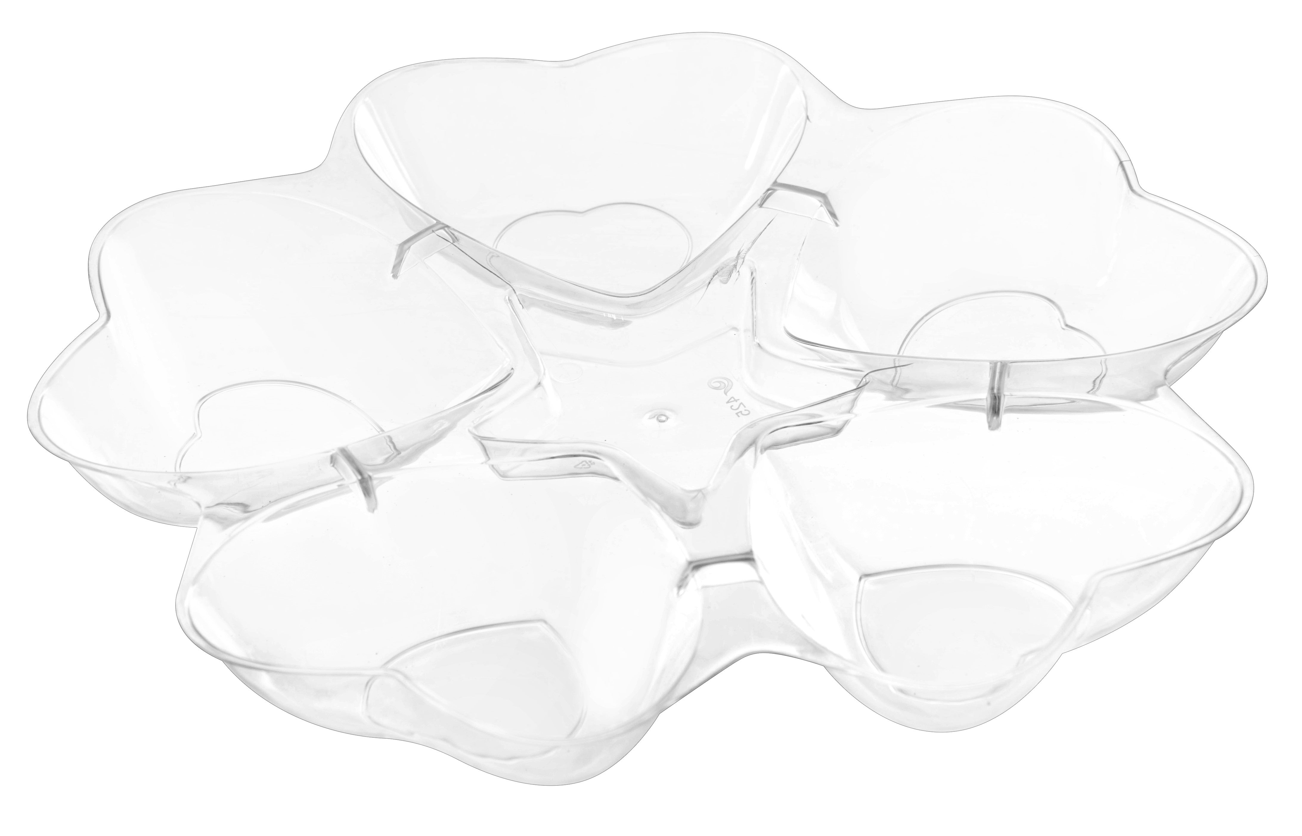 12-Piece 5-Section Dish Set - Perfect for Meal Prep, Serving, and Organizing Food at Home or Parties