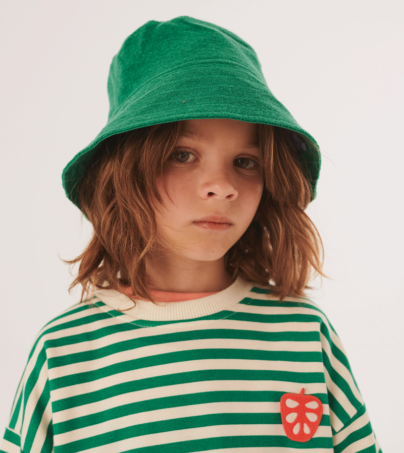 LTTW Terry Cloth Bucket Hat for Men & Women - Soft & Breathable Summer Sun Hat in Grass Green - Perfect for Beach, Hiking, and Outdoor Activities