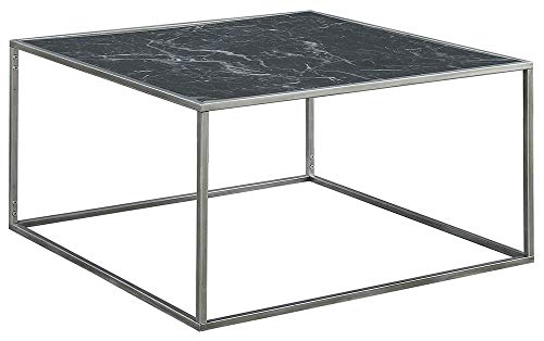 Black Faux Marble / Silver