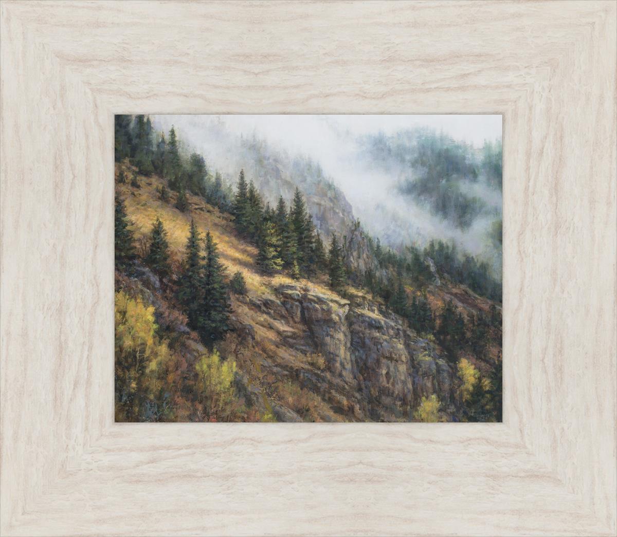 Mountain Poetry By Leon Parson - Inspirational Landscape Art Print for Home & Office Decor - Perfect for Living Rooms, Bedrooms & Gifts
