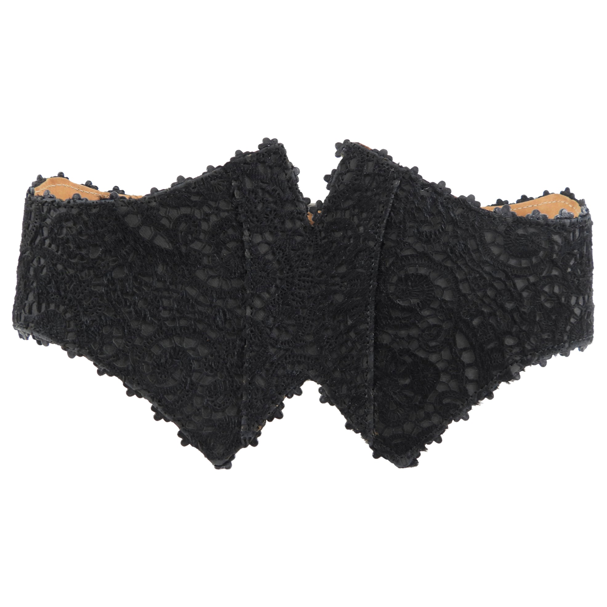 Alaia Wide Black Lace Overlay Waist Cincher Belt 70cm | Corset Belt for Women | Perfect for Waist Training, Burlesque, and Vintage Fashion Outfits