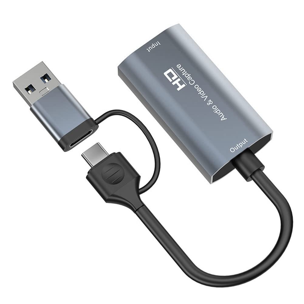 4K Type-C Video Capture Card for PS, Phone & Camera - Live Streaming & Gaming