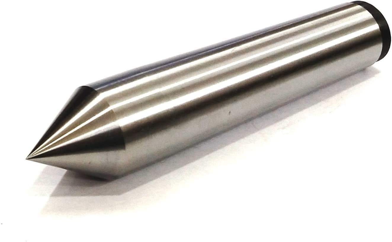 High-Quality 60 Degree Dead Center MT2 Shank - Hardened & Ground Lathe Drill, Mill, Grinder Tool for Metalworking | Perfect for Machining, Turning, and Precision Engineering Projects
