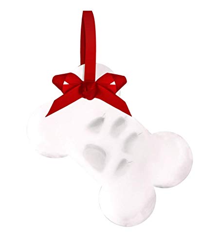 Bone Pawprint Ornament