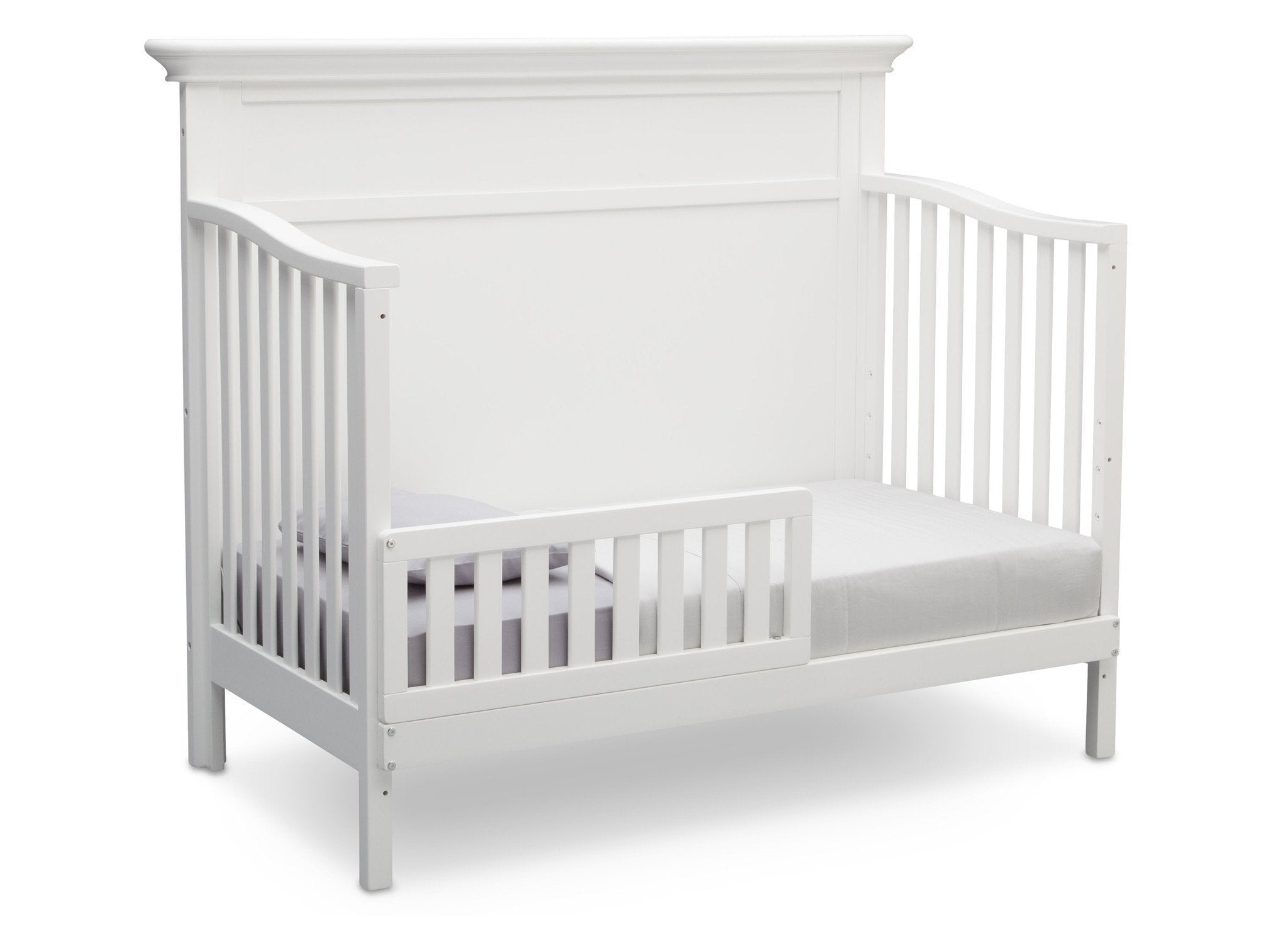 Fairmount 4-in-1 Convertible Baby Crib - Toddler Bed, Daybed & Full-Size Bed - Safe & Stylish Nursery Furniture for Newborns to Teens - Perfect for Bedrooms, Daycare & Guest Rooms