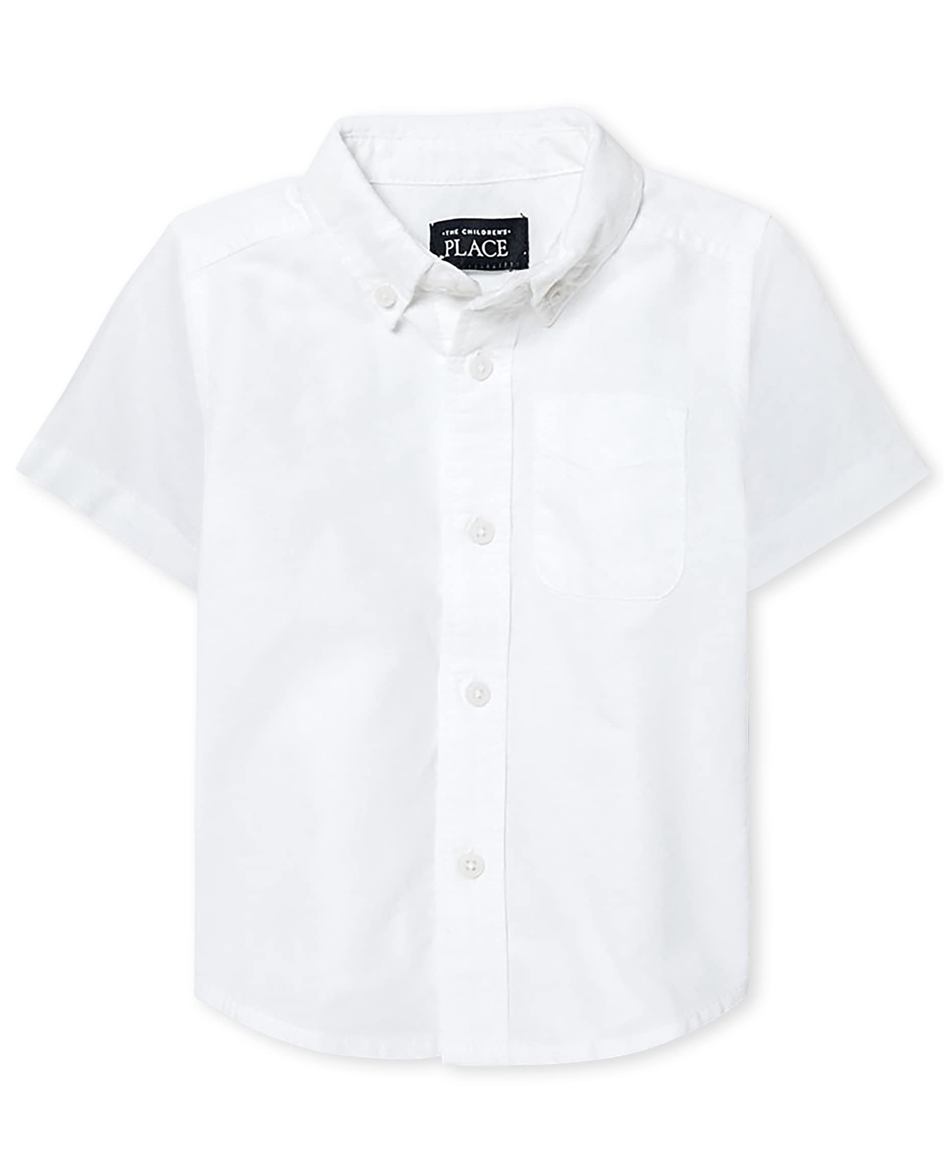 Baby Boys' Short Sleeve Oxford Shirt - Casual & Dressy for Toddlers