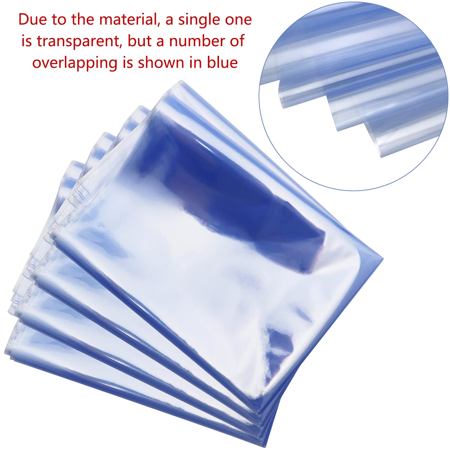 Morepack 14x18 Inches Easter PVC Heat Shrink Wrap Bags - 10 Pack for Gift Baskets, Holiday Treats & Party Favors - Perfect for Easter Baskets, Candy Packaging & Gift Wrapping