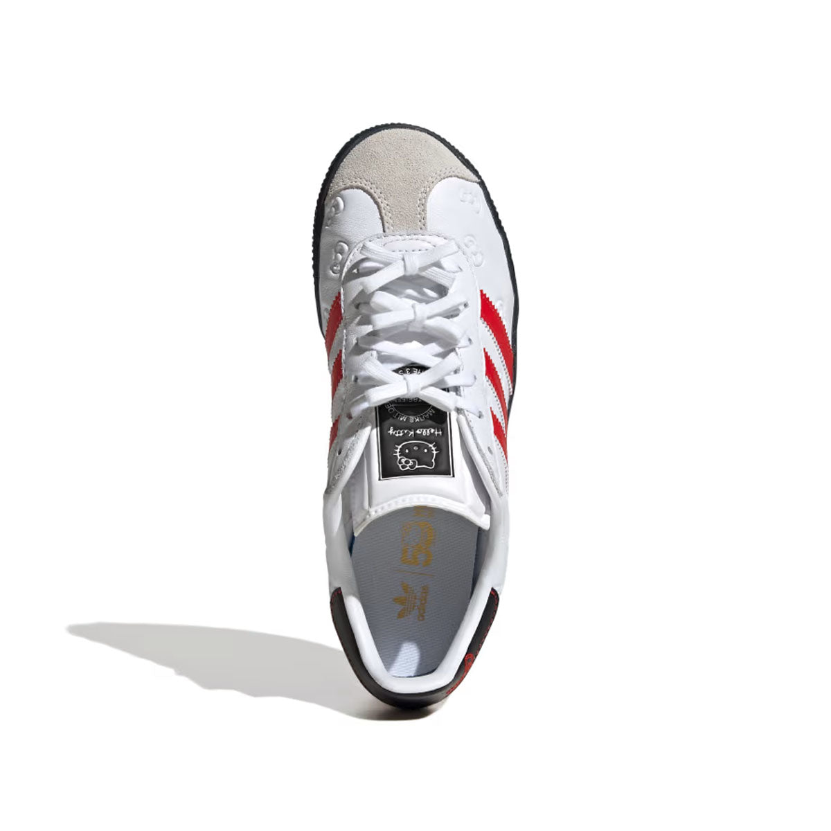 Hello Kitty Kids Gazelle Sneakers - Cloud White & Red Casual Shoes for Girls | Perfect for School, Playdates & Everyday Wear
