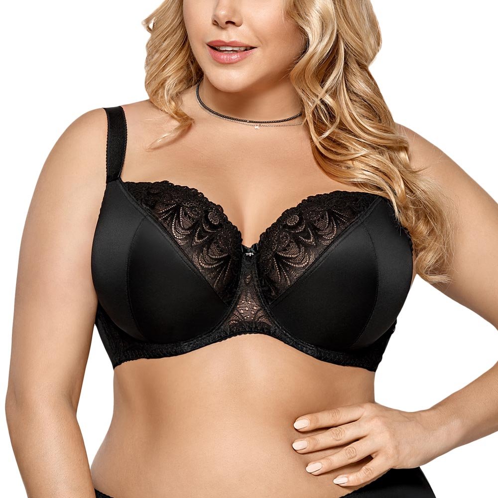 Gorsenia Women's Soft Comfortable Lace Bra - Perfect for Everyday Wear, Work, and Special Occasions