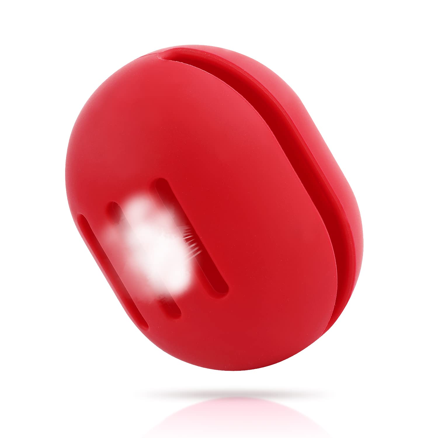 **Reusable Silicone Makeup Sponge Holder - Breathable Beauty Blender Case for Travel, Washable & Protective Storage (Red) - Perfect for On-The-Go Makeup & Travel Essentials**