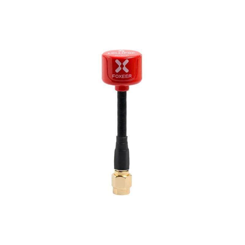 Foxeer Lollipop V4 5.8GHz SMA Antenna (2 Pack) - High Gain FPV Drone Racing Antenna for DJI, FatShark, and FPV Goggles - Perfect for Long Range FPV Flying and Drone Racing