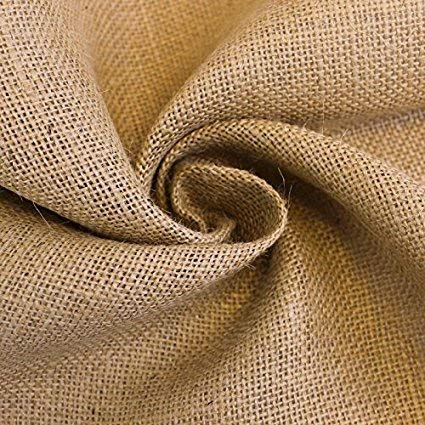 Premium 90-Inch Wide Natural Burlap Fabric Roll - 90