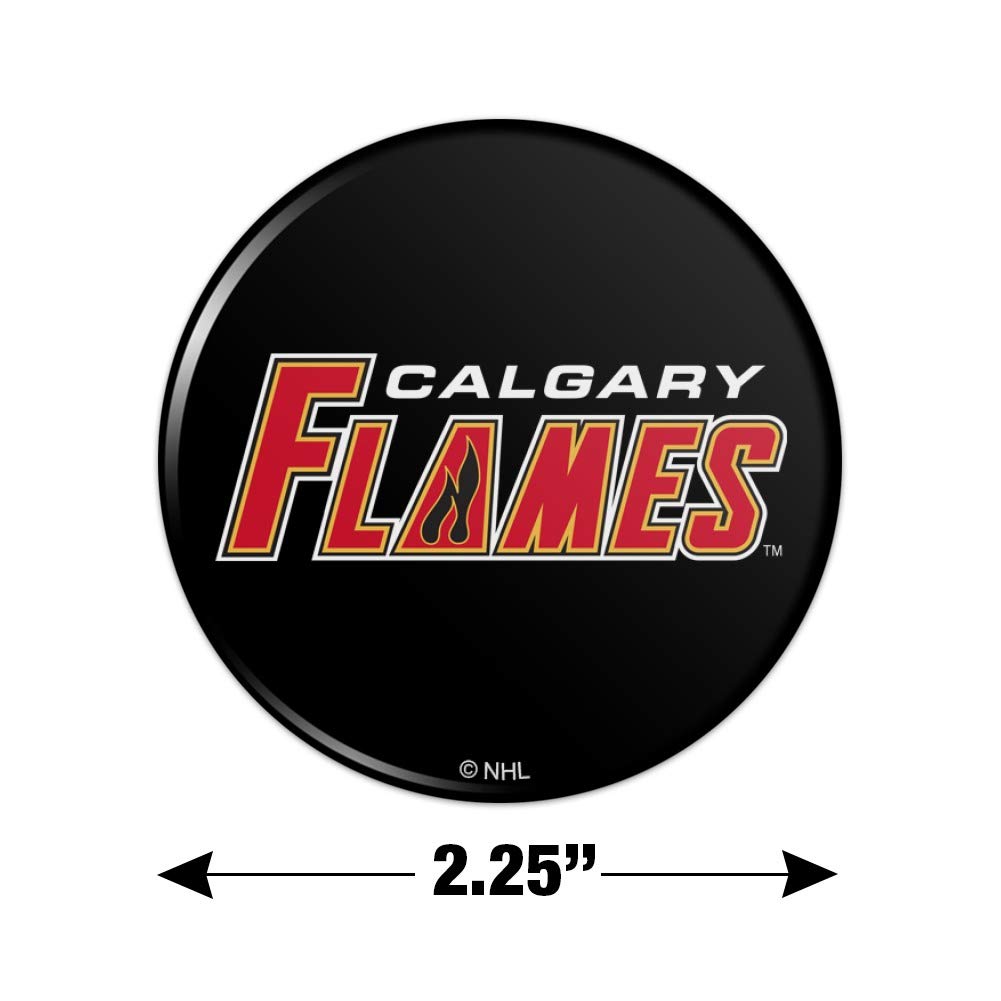 NHL Calgary Flames Logo Refrigerator Magnet - Strong Kitchen & Locker Fridge Magnet for Sports Fans, Office Decor, and Home Organization