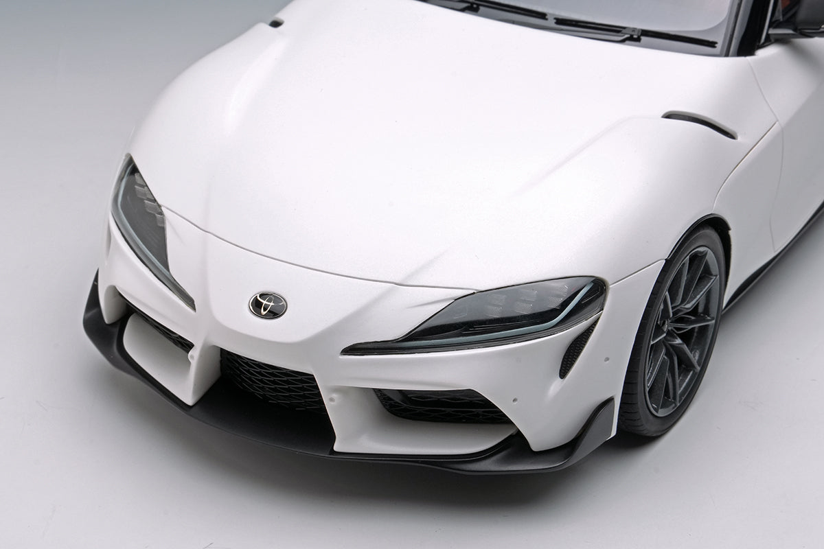 PREORDER Make Up Co., Ltd. EIDOLON 1:18 Scale Toyota GR Supra RZ (A91) Matte White Edition 2022 Diecast Model Car - Perfect for Collectors, Display, and Racing Enthusiasts
