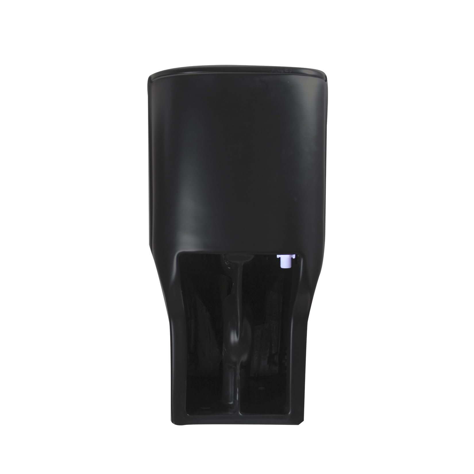 WinZo Elongated One Piece Toilet with 3-in-1 Dual Flush & Soft Close Seat - Modern Elongated Toilet Bowl with Matt Black Finish for Bathroom, Home, and Commercial Use