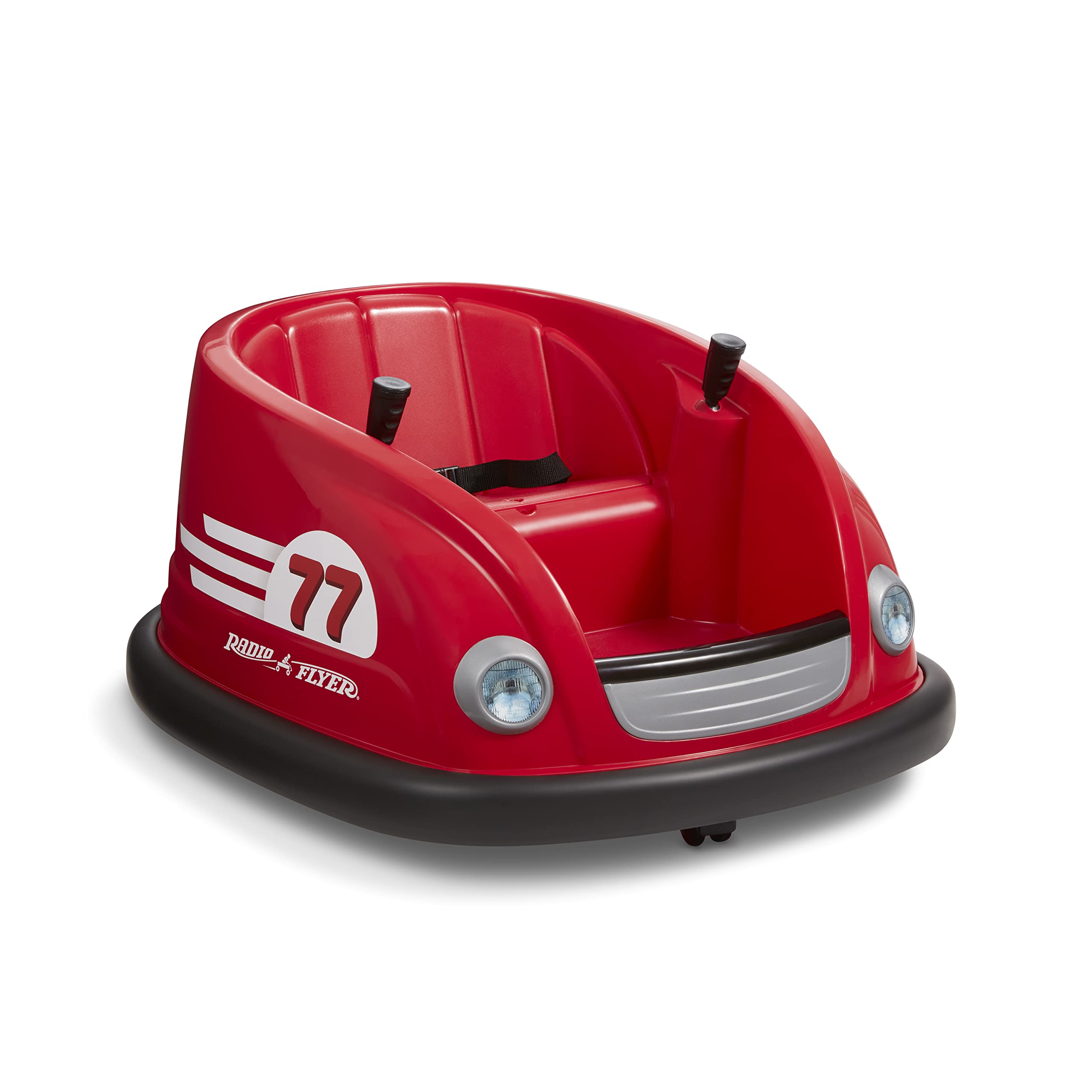 Radio Flyer 6V Battery Powered Bumper Car - Electric Ride On Toy with Parent Remote Control for Toddlers Ages 1.5-3 Years | Indoor & Outdoor Play, Birthday Gift, Backyard Fun