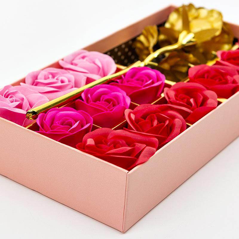 Eternal Rose Gift Box - Preserved Real Roses in Elegant Box, Perfect for Anniversary, Valentine's Day & Romantic Gifts