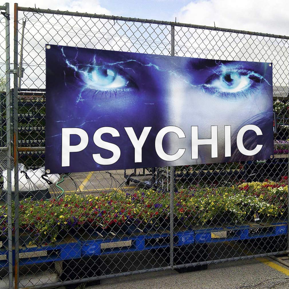 Custom Vinyl Banners - Multiple Sizes (48x96 Inches) for Outdoor Advertising, Psychic Readings & Yard Signs | Weatherproof, Industrial Strength with 8 Grommets | Perfect for Business Promotion, Events & Fantasy Decor