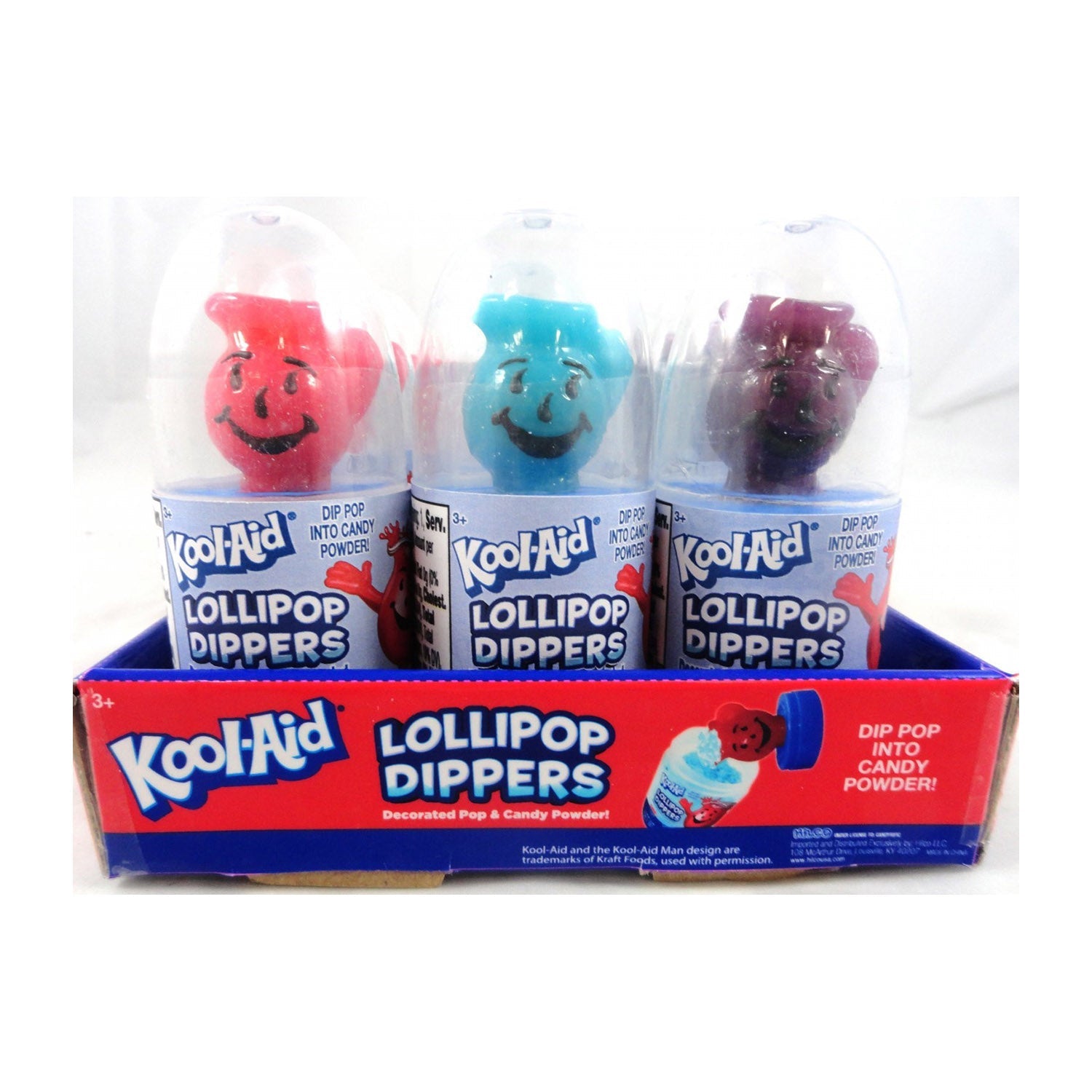 Kool Aid Pop Dipper - 12 Count Box | Fun Candy for Kids, Parties & Snacks | Perfect for Lunchboxes, Movie Nights & Birthday Celebrations