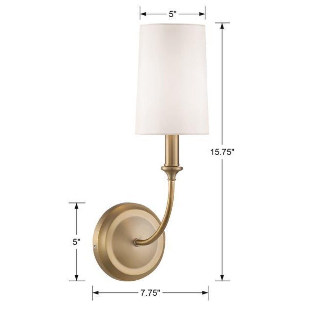 Jenna Wall Sconce - Modern LED Wall Light Fixture for Bedroom, Living Room & Hallway | Dimmable Indoor Lighting with Easy Installation