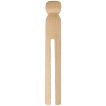 360-Pack 3.75 Inch Wooden Clothes Pins - Heavy Duty Spring Clips for Laundry, Drying Clothes, DIY Crafts & Home Organization