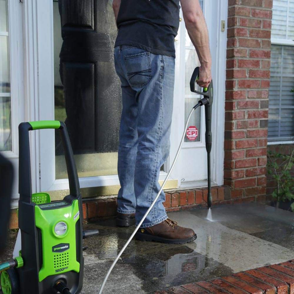 Greenworks 2000 PSI Turbo Nozzle Universal Pressure Washer Attachment 5201402 - High Power Cleaning for Driveways, Decks & Outdoor Surfaces
