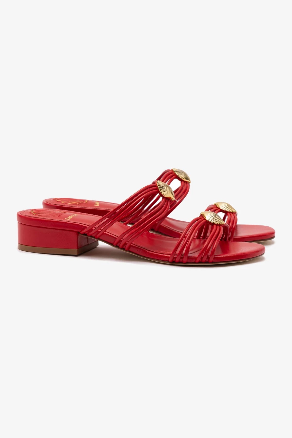 Shelly Flat Mule Shoes for Women - Genuine Scarlet Leather Slip-On Loafers - Comfortable Casual & Office Wear - Perfect for Work, Travel and Everyday Outfits