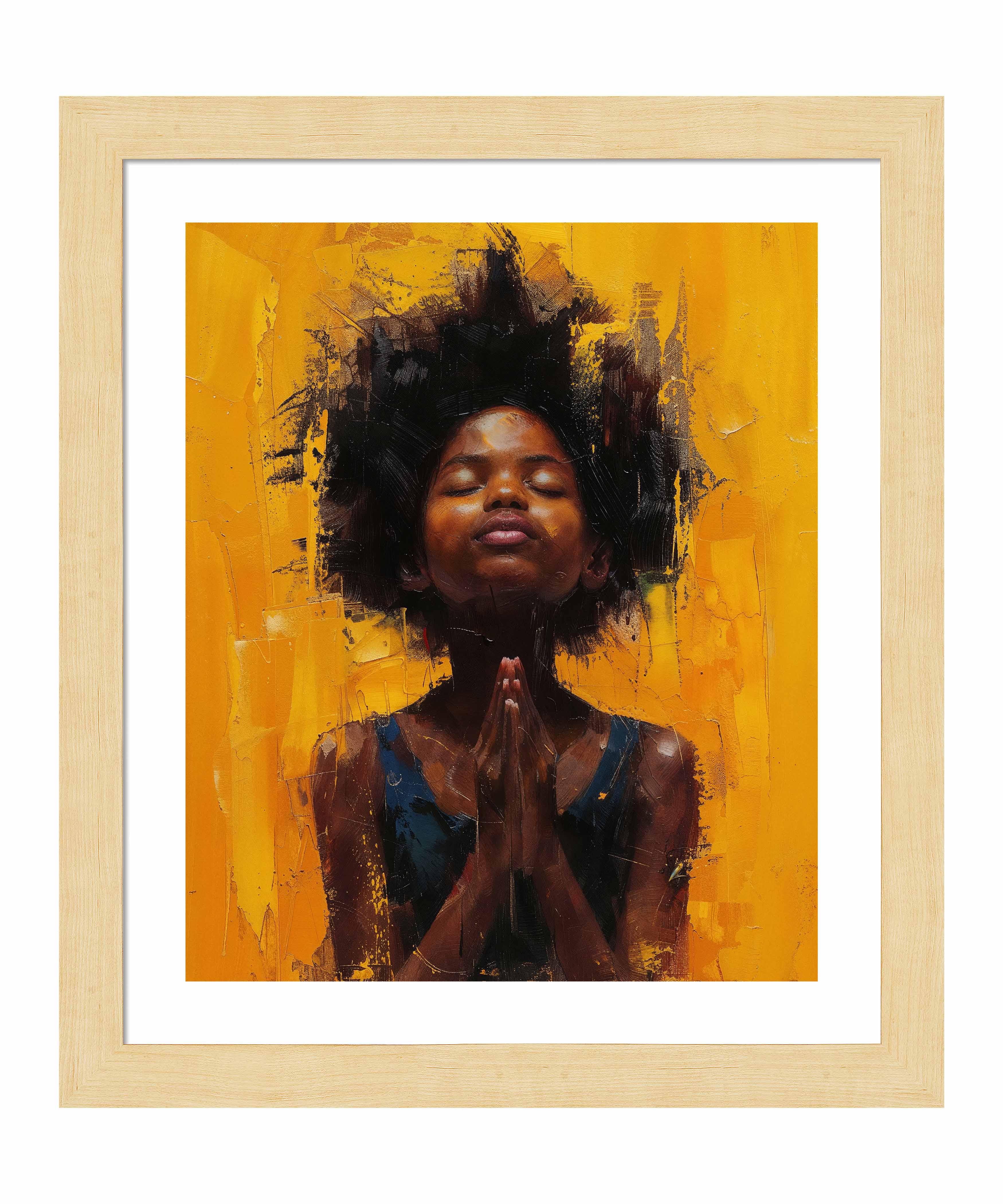 Devotional Art Prints with Candlelight - Perfect for Home Decor, Meditation Spaces & Spiritual Gifts