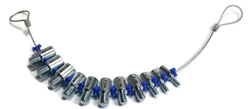 Precision Thread Gauge Set - Inch & Metric Sizes for Nuts, Bolts & Screws - Measuring & Identification Tool for DIY, Automotive & Industrial Use