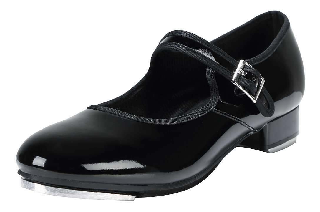 Linodes Unisex PU Leather Tap Dance Shoes with Easy Strap - Comfortable Ballroom & Jazz Shoes for Women & Men - Perfect for Dance Classes, Performances & Practice (Model 608)