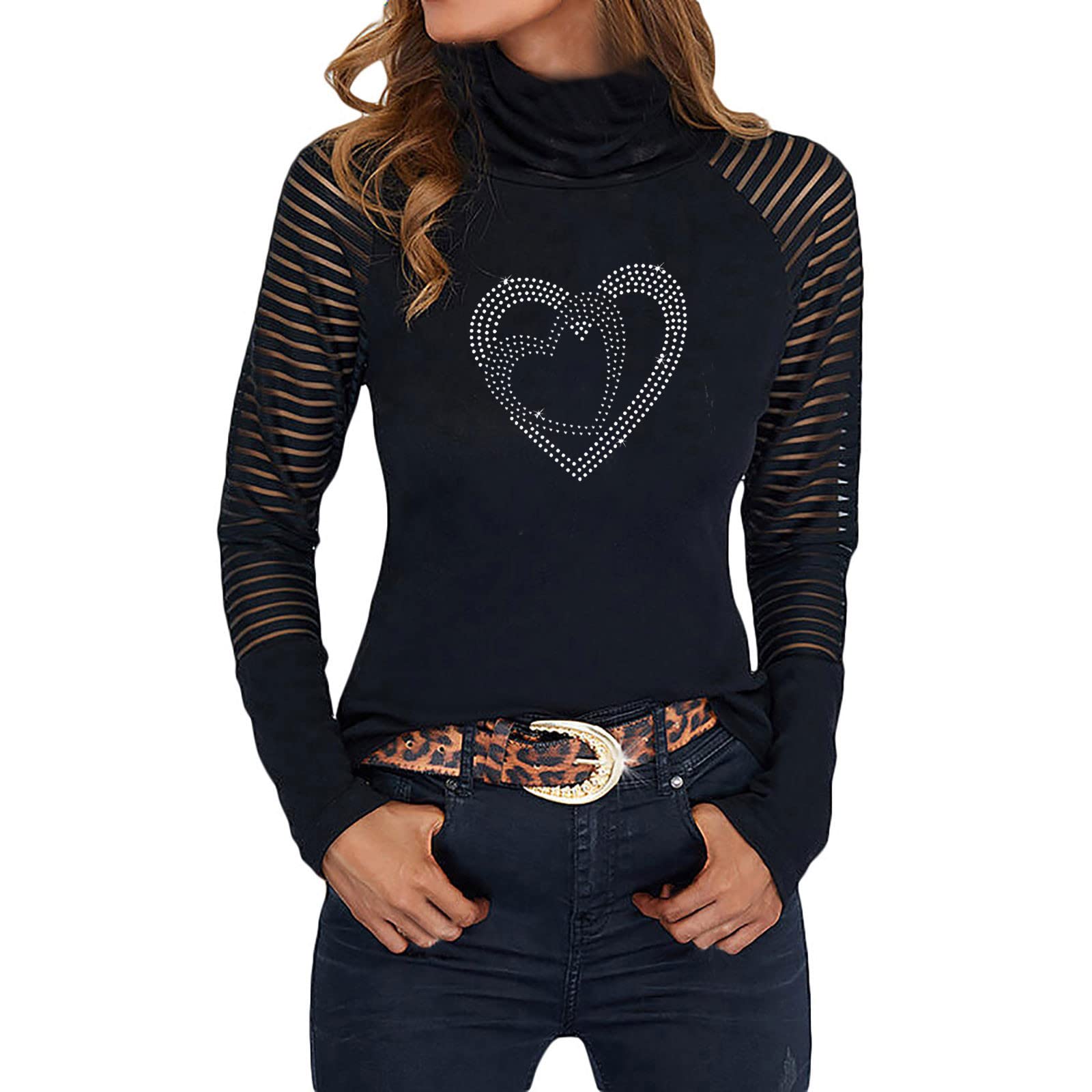Women's Long Sleeve Tunic Tops - Casual Loose V-Neck Pullover Sweatshirt Shirts | Perfect for Everyday Wear, Office Outfits & Layering in Fall/Winter