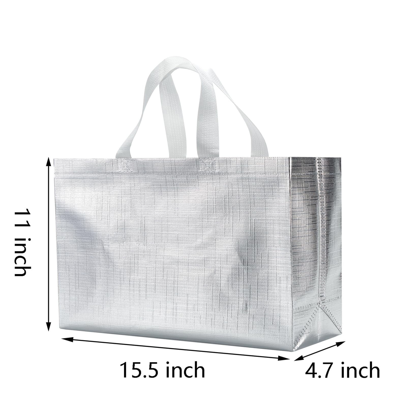 12 PCS 15.5x4.7x11 Inches Extra Large Reusable Gift Bags with Handles - Mix Color XL Party Favor Bags for Birthday, Wedding, Baby Shower & Holiday Gifts | Eco-Friendly Goodie Bags for Events & Celebrations