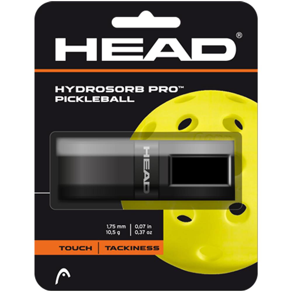 Head Hydrosorb Pro Pickleball Replacement Grip - Black | Premium Cushioning for Enhanced Comfort & Control | Perfect for Competitive Play & Recreational Games