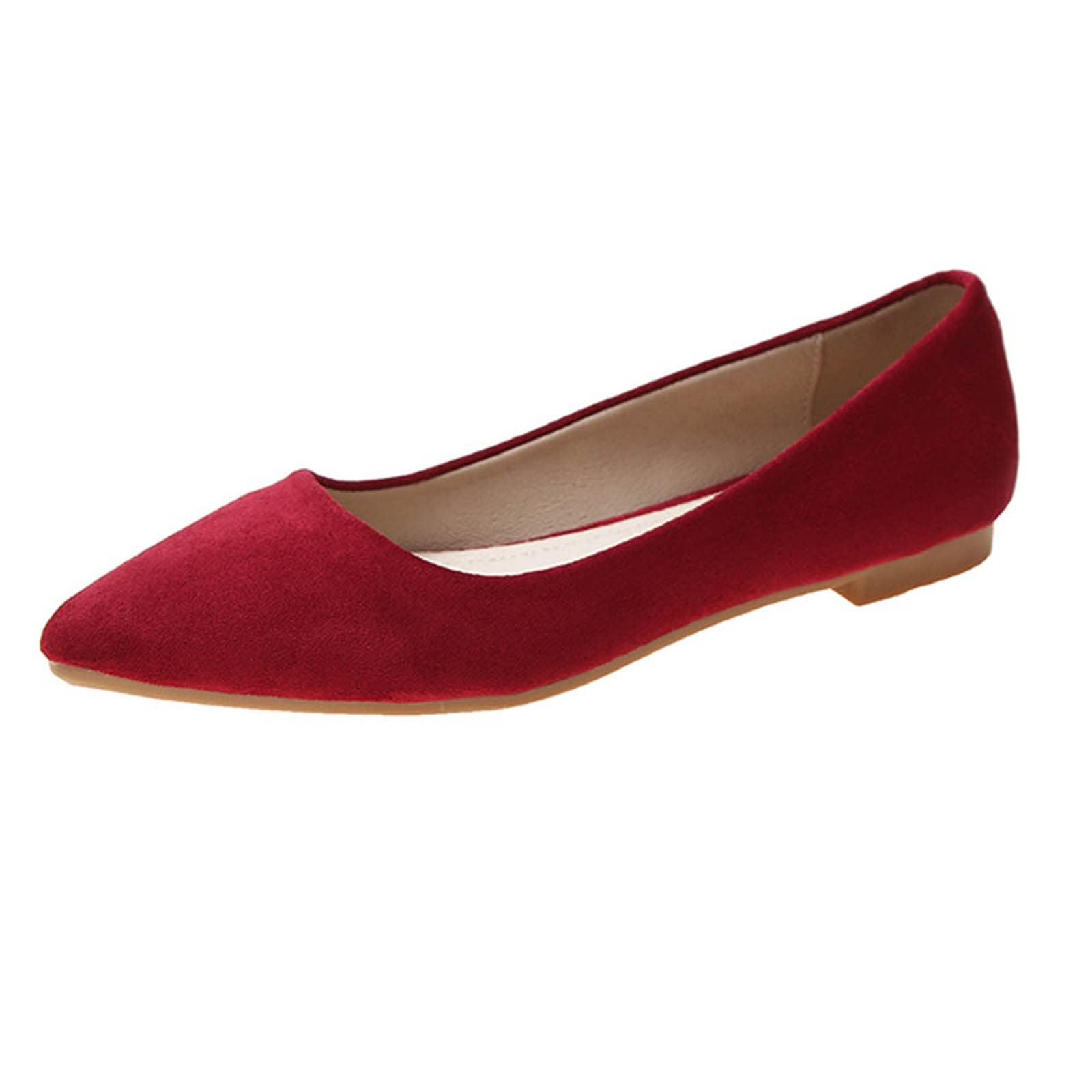 Thyone Women's Pointed Toe Slip-On Flats - Comfortable Casual Shoes for Ladies | Perfect for Office, Travel & Everyday Wear