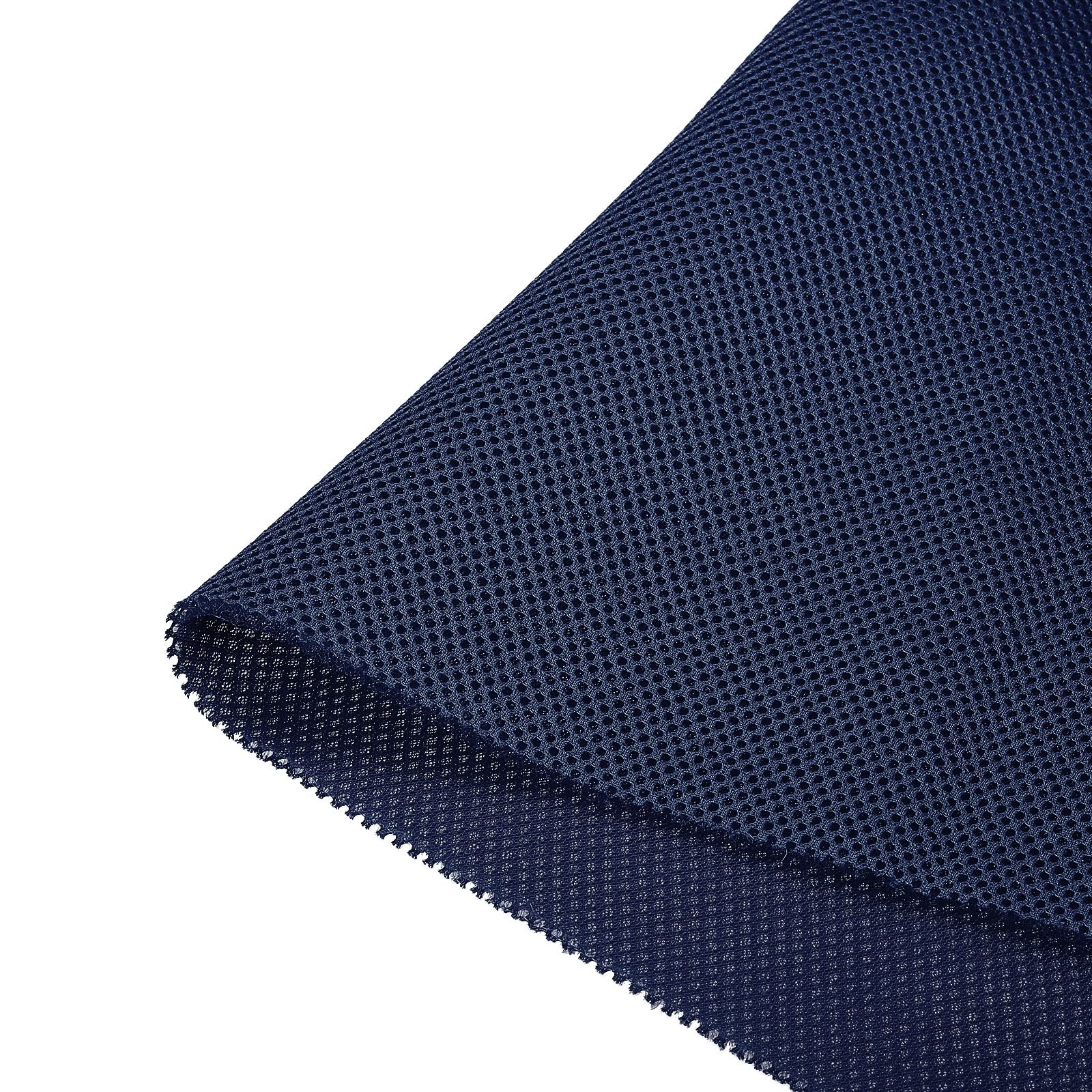 Sourcing Map 40 x 55 Inch Navy Blue Speaker Grill Cloth - Stereo Mesh Fabric for Home Speaker Repair, Dustproof Protective Cover | Perfect for DIY Speaker Restoration & Audio Equipment Protection