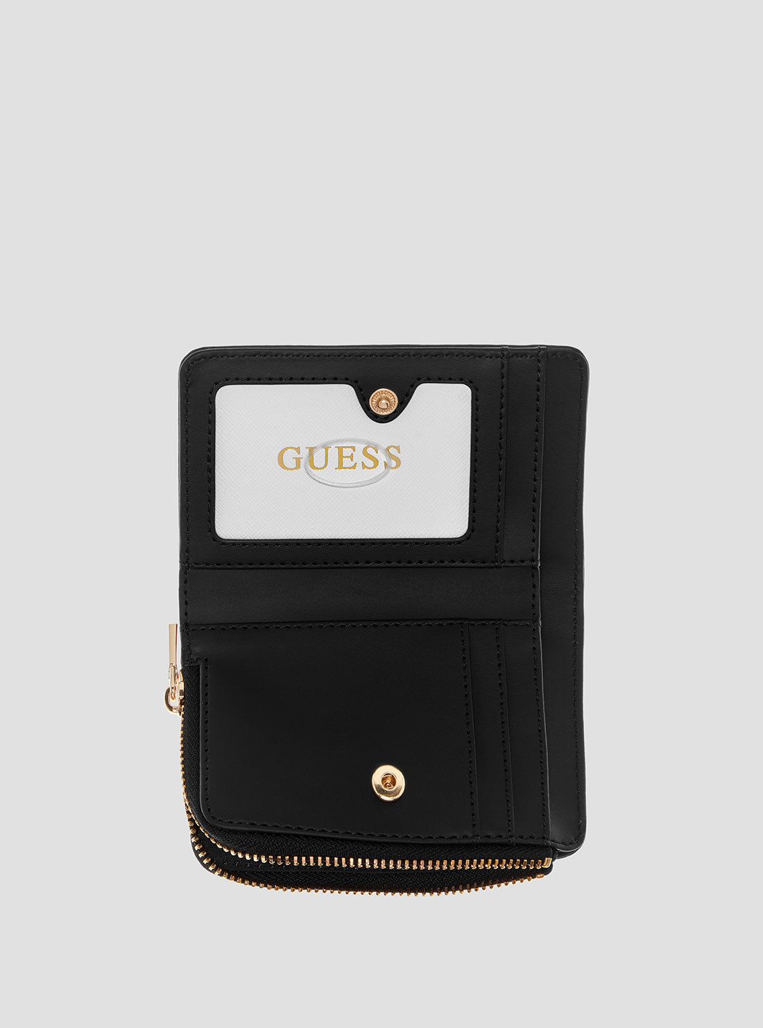 Black Gucci Zip Around Card Holder Wallet - Slim RFID Blocking Credit Card Case for Men & Women - Perfect for Travel, Shopping & Everyday Use