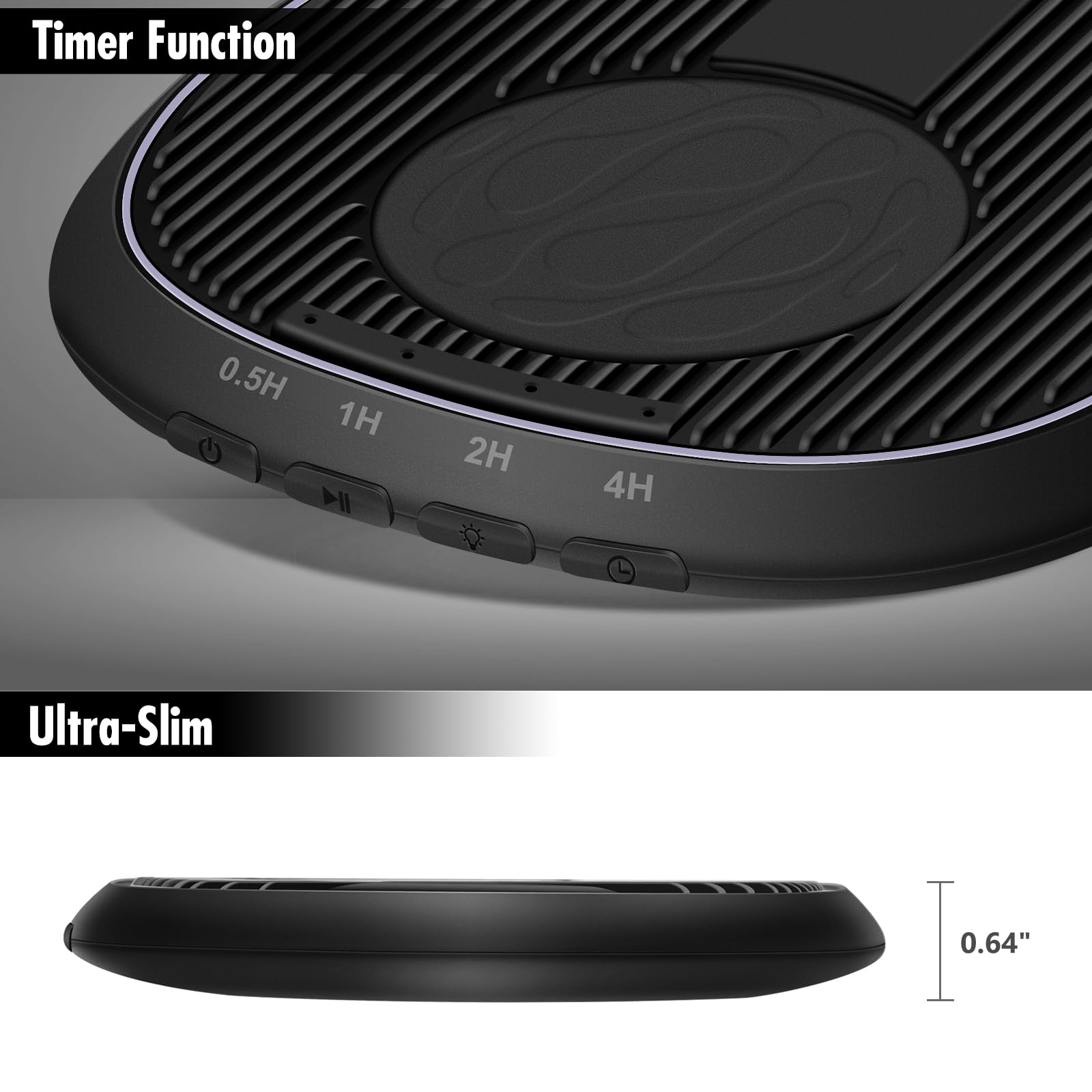 Undetectable TRELC Mouse Mover Jiggler - Ultra-Slim Noiseless Mouse Wiggler with Adjustable Timer & LED Light | Driver-Free Automatic Mouse Movement Simulator | Keep PC/Laptop Active | Perfect for Remote Work, Online Meetings & Preventing Screen Lock