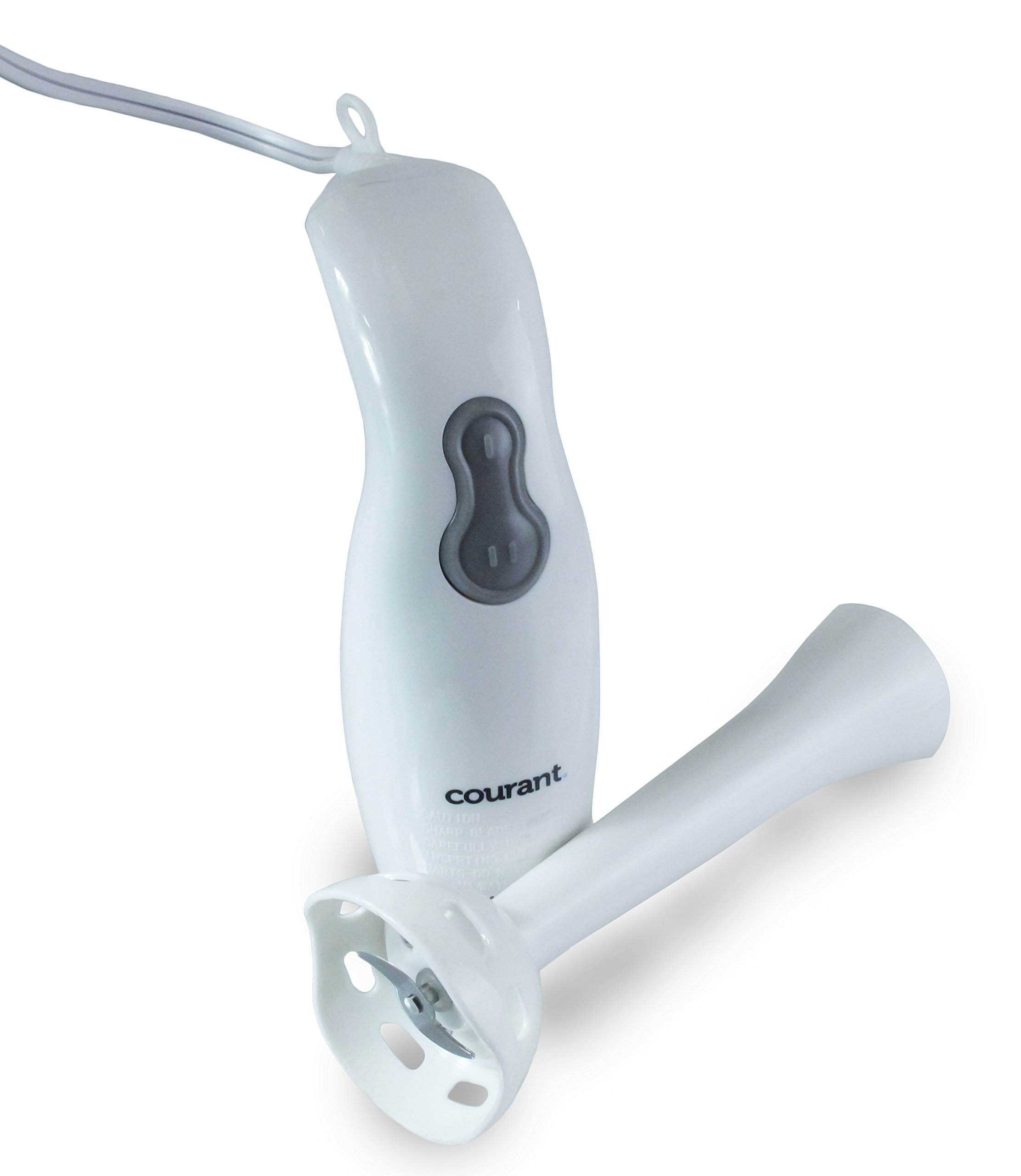 Courant 2-Speed Electric Hand Blender with 30oz Cup - Perfect for Smoothies & Soups