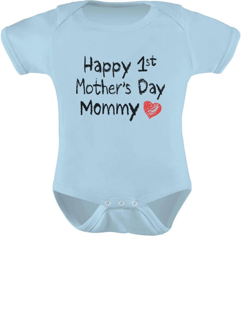 Tstars First Mother's Day Outfit for Baby Boys & Girls - New Mom Gift Set - Cute Infant Bodysuit for Mommy's Day - Perfect for Photo Shoots & Special Celebrations