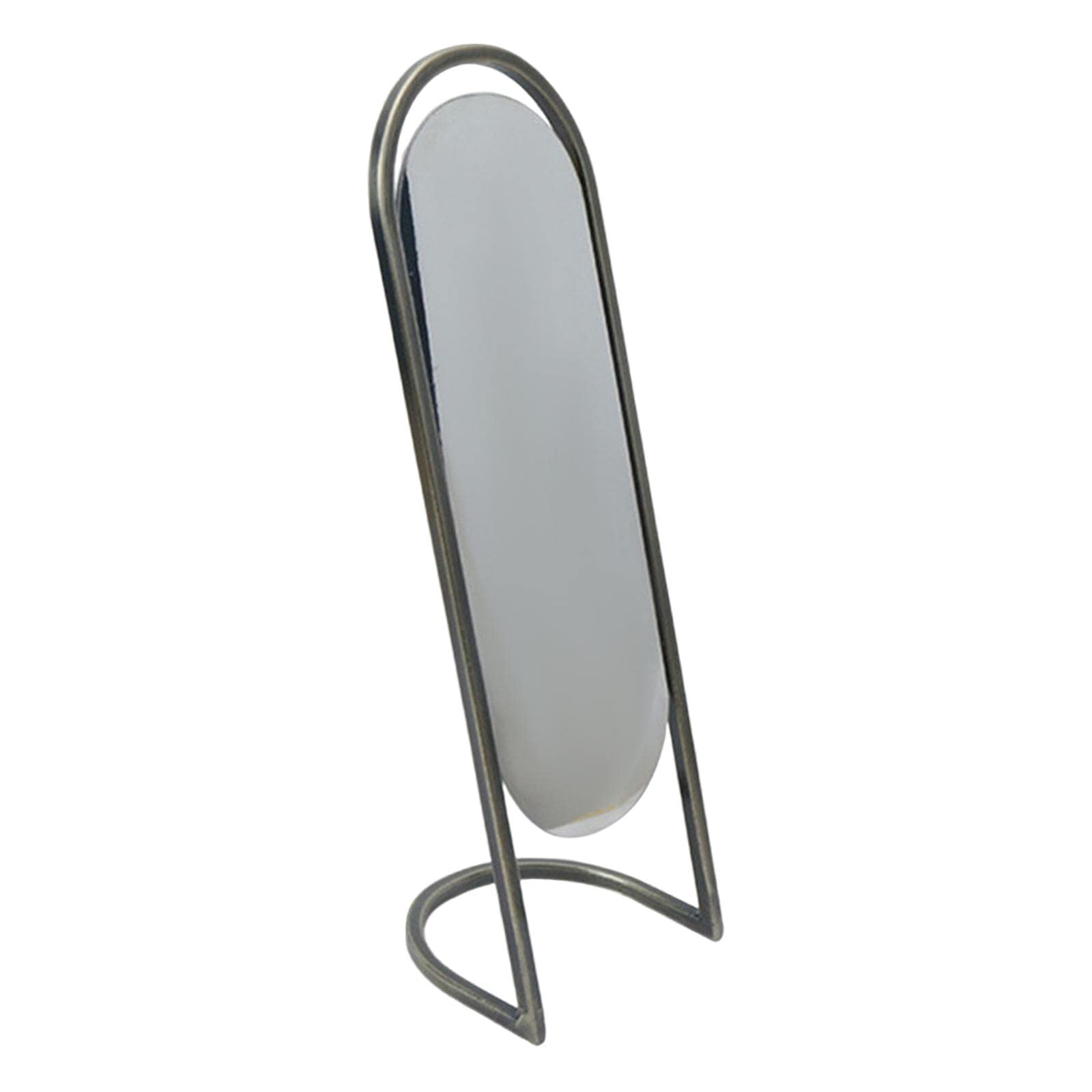 Gazechimp 1:6 Scale Dollhouse Miniature Dressing Mirror - Vintage Bronze Floor Mirror for Dollhouse Bedroom & Living Room Decor - Perfect for DIY Miniature House Projects and Collectible Displays