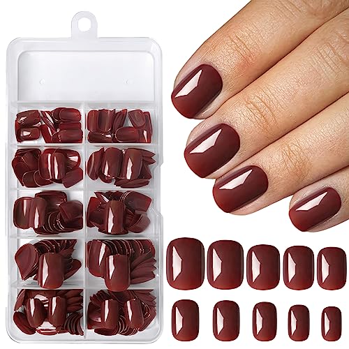 Burgundy Nails