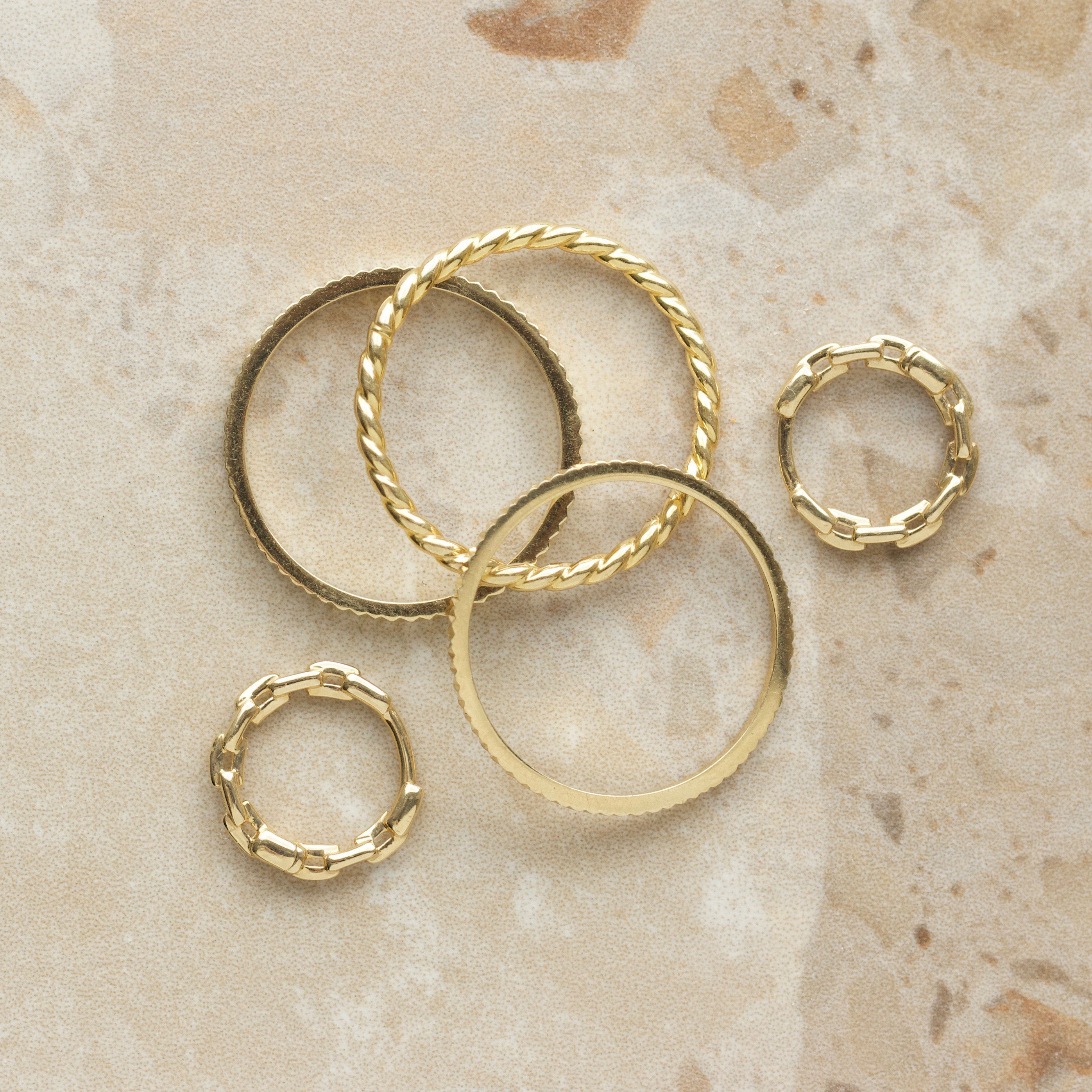 Hyacinth Diamond Cut Band Ring - Elegant Stackable Jewelry for Women, Perfect for Weddings, Anniversaries & Everyday Wear