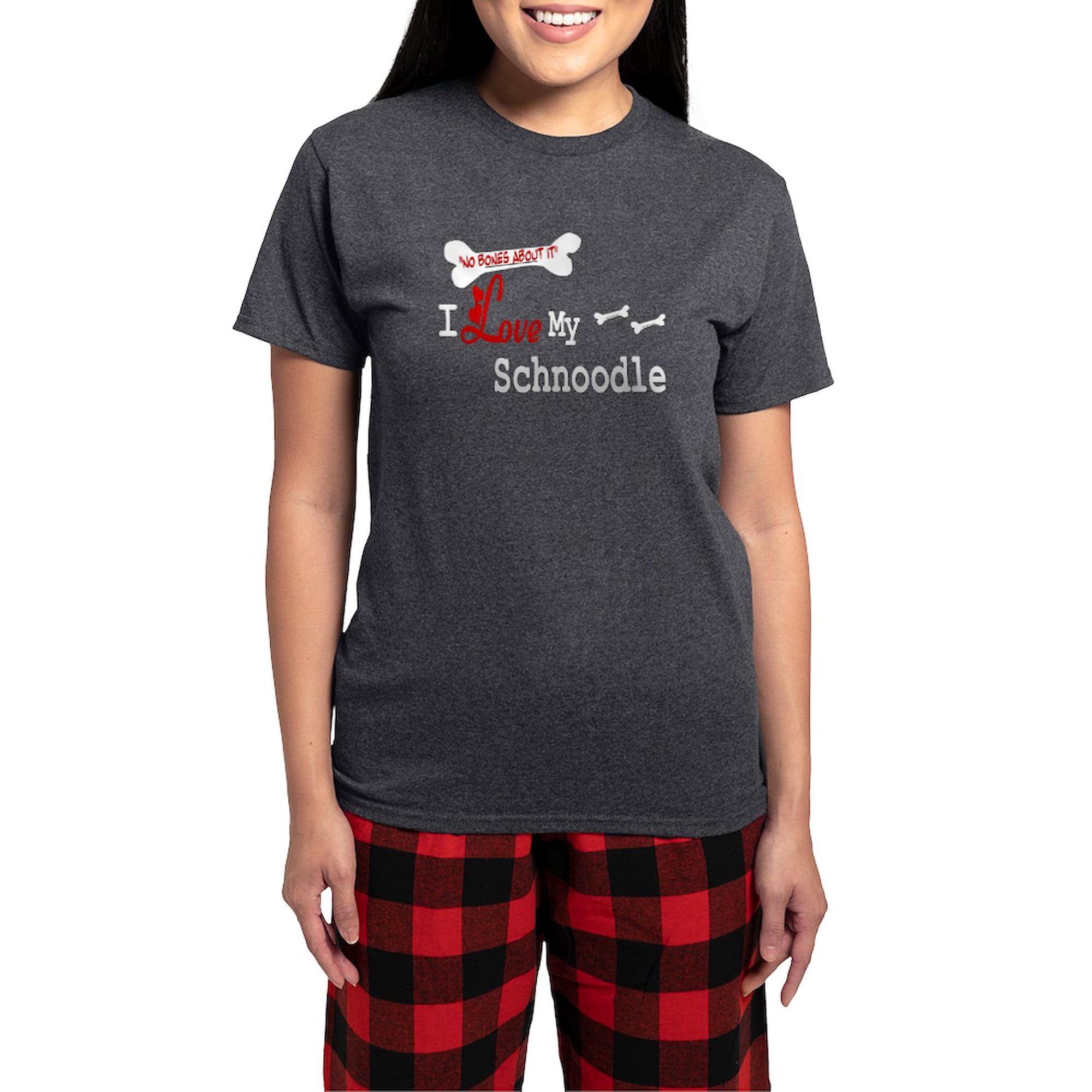 NB_Schnoodle Women's Charcoal Pajama Set - Cozy Novelty Sleepwear for Women | Perfect for Lounging, Sleepovers & Relaxing at Home